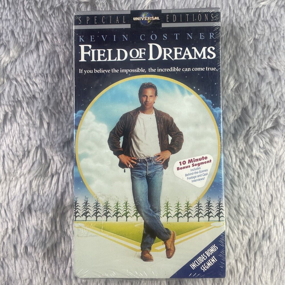 Field of Dreams (VHS, 2000, Special Edition) 1989 Baseball Movie Sealed Sticker